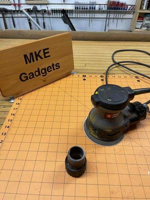 Porter Cable 382 Sander Dust Adapter @ MKE Gadgets #157