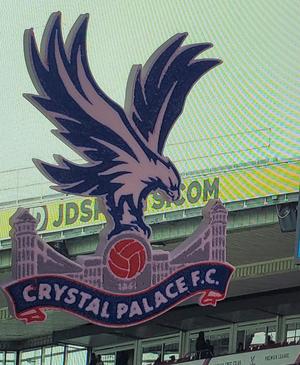 AMS / MMU Crystal Palace FC coaster or plaque 