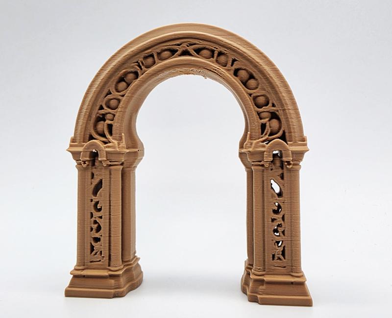 Wood-Carved Garden Arch Miniature