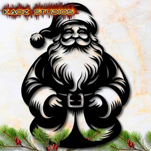 jolly santa wall art santa claus wall decor christmas decoration