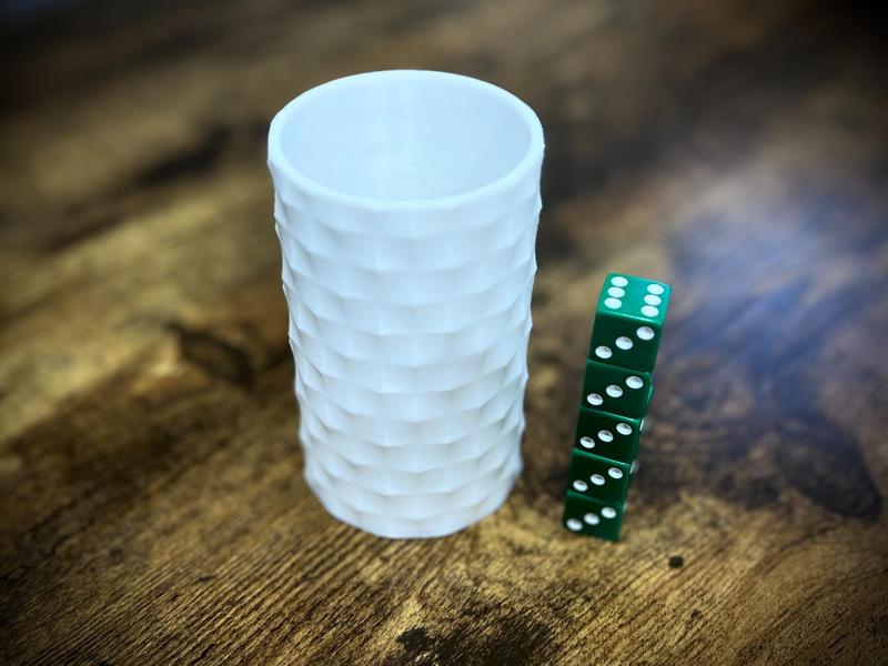 Upscale Dice Stacking Cup w/ Lid (#3 in series)