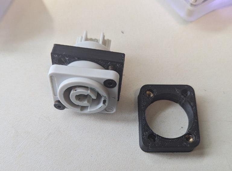 PowerCon socket rear support Bracket