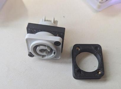 PowerCon socket rear support Bracket