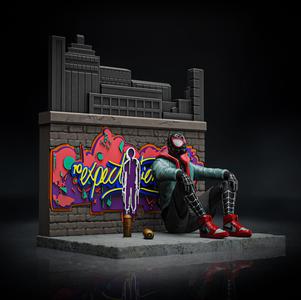 Miles Morales Diorama (Pre-Supported)