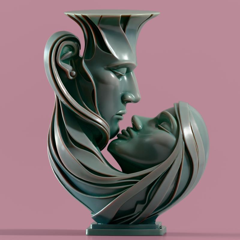 Woman / Man Statue Art
