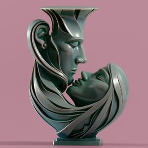 Woman / Man Statue Art