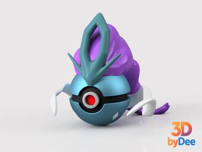 Suicine Poke Ball