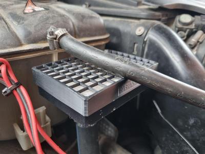 Air filter for fuel heater