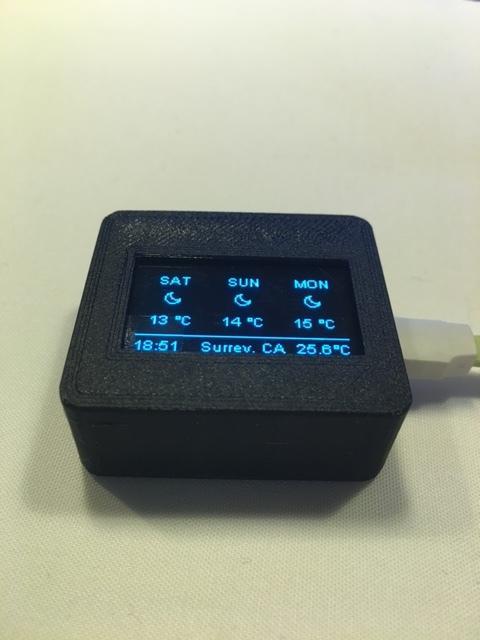 Updated Wemo mini with 1.3 oled snap case