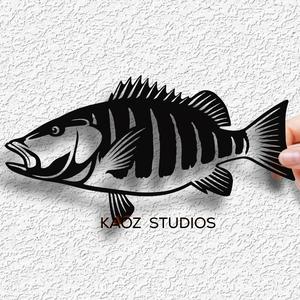 realistic snapper wall art fish wall decor fishing decoration