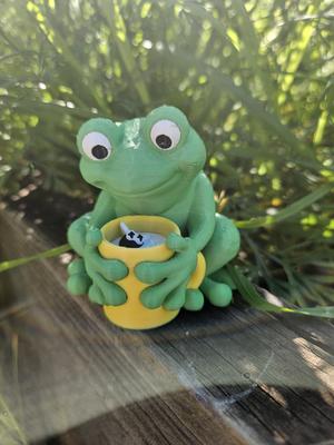 Tea Time Frog