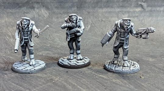 Beastmen in Space! Monopose Commissar Generals