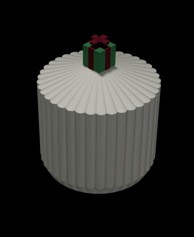 Christmas Present - Jar Top Handle
