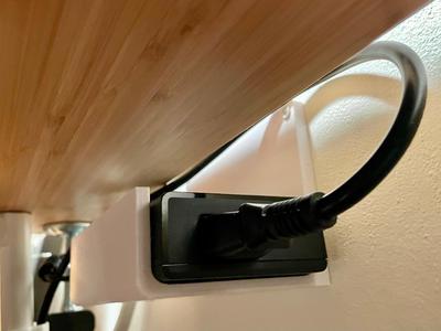 Monitor AC adapter wall mount (made for KTC M27T20 power brick)