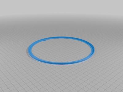 Spool Rim/Holder for Elegoo cardboard spools for use with BambuLab AMS