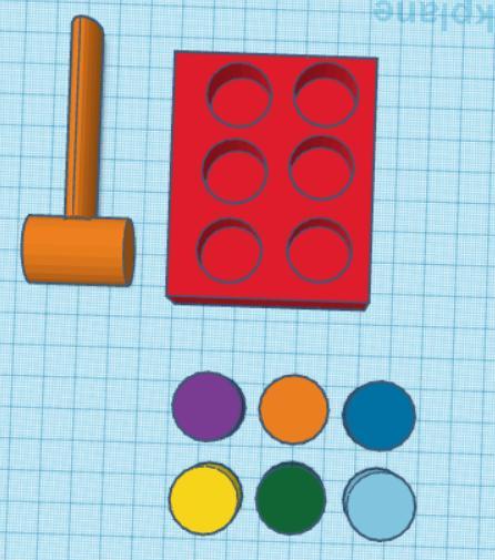 pegs and hammer toy
