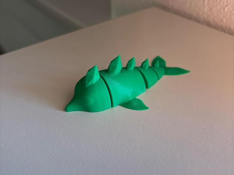 Mini Articulated Crystal Dolphin