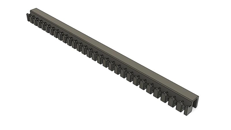Modular cable holder for IVAR - parametric