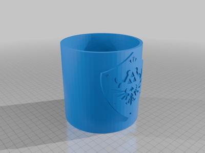 ZELDA CUP WITH HYLIAN SHIELD DESIGN 