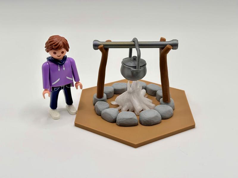 Fireplace for Playmobil