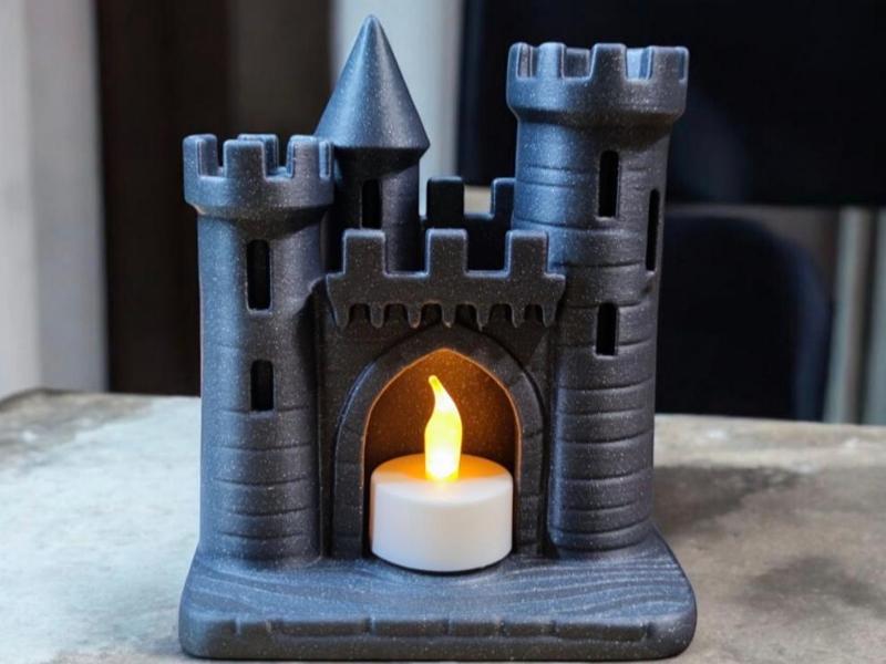 “Enchanted Castle” Candle Holder