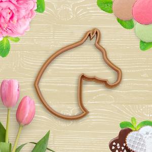 Horse Arabian head cookie cutter