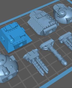 Tank Turret Set 1