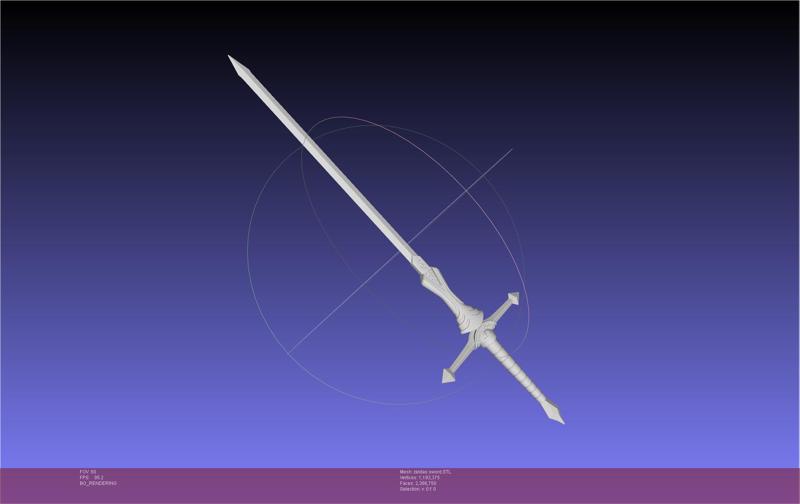 Zelda Twilight Princess Zeldas Sword Printable Assembly