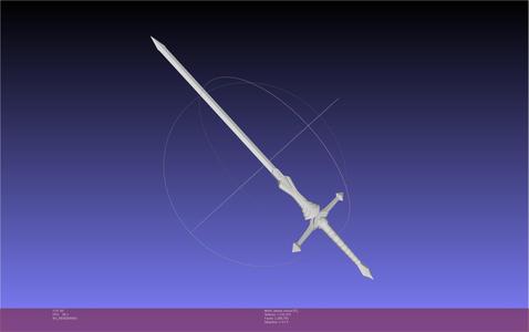 Zelda Twilight Princess Zeldas Sword Printable Assembly