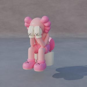 KAWS Sit Statue