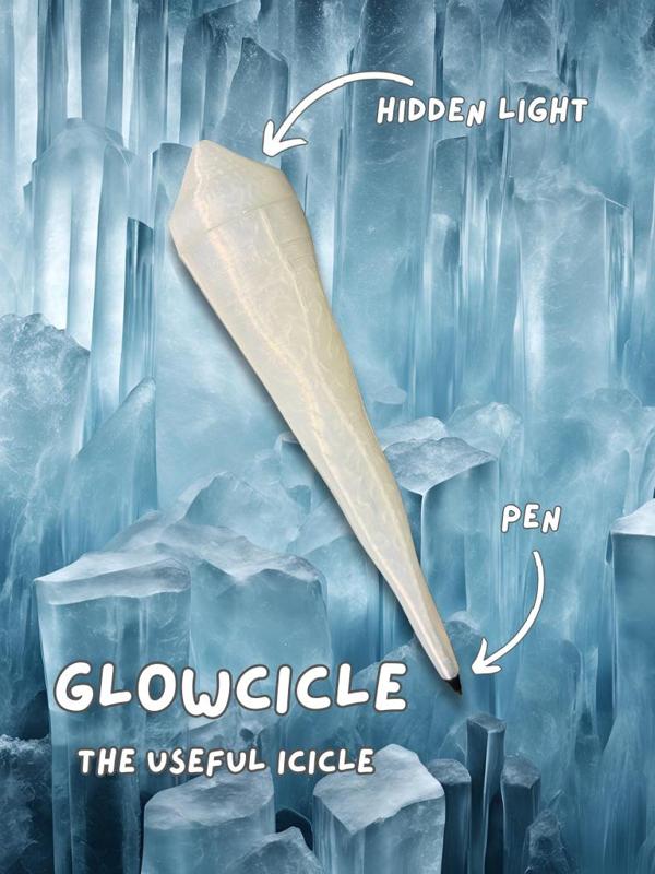 GlowCicle - An Icicle that Glows and Writes