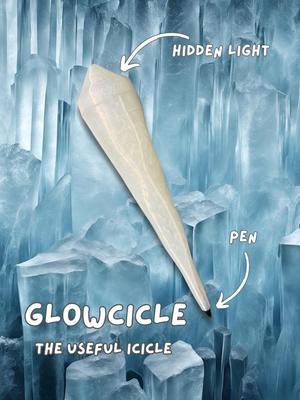 GlowCicle - An Icicle that Glows and Writes