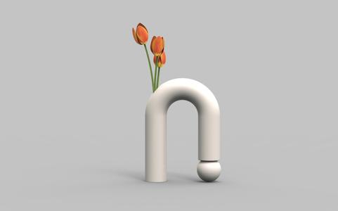 tube bull vase.SLDPRT