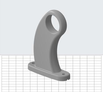 Curtain tube holder