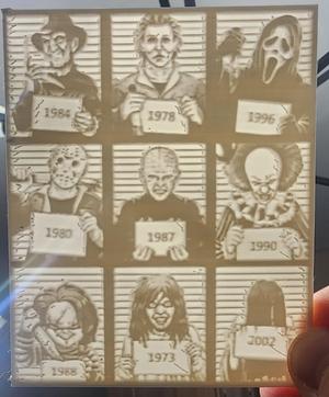 Halloween Mug Shot Friends Lithophane