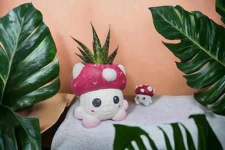 Cute Mushroom Planter Pencil Holder.