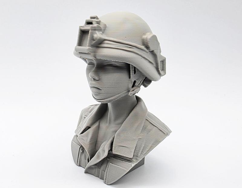 Female Army Soldier Bust
