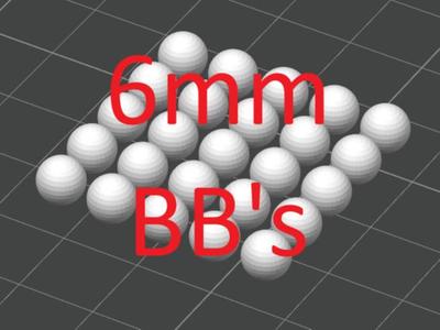 6mm Airsoft BB's 0.2 nozzle