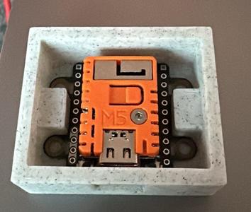 m5 Stack StampS3 with carrier board holder