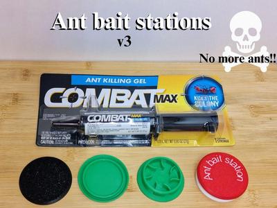 Ant bait station Round v3. No trap.