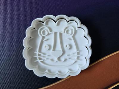 Lion Head Cookie Cutter Playdoh Cute Baking Shape