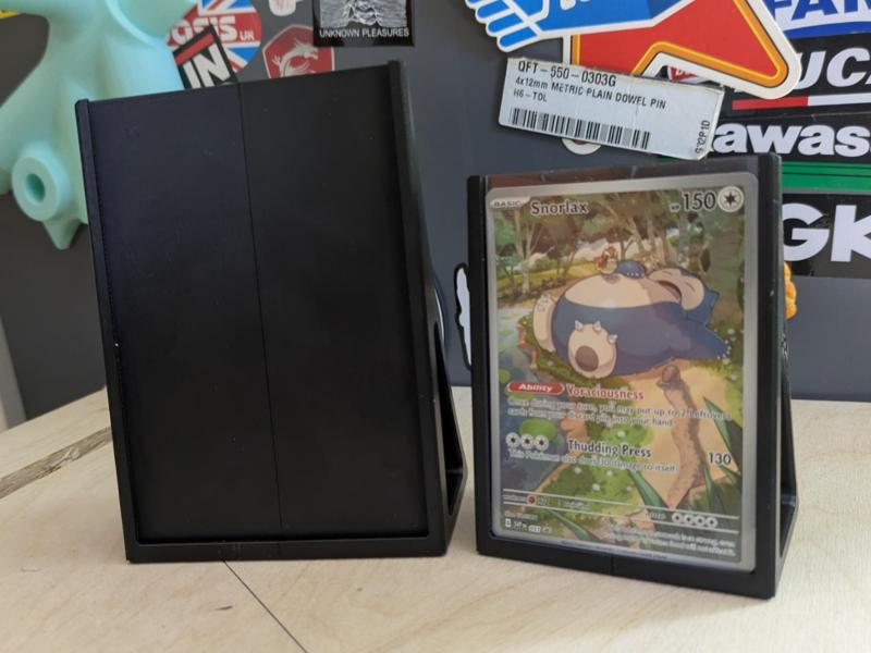 Pokemon card display stand