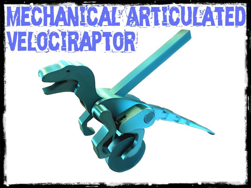Mechanical Articulated Velociraptor 