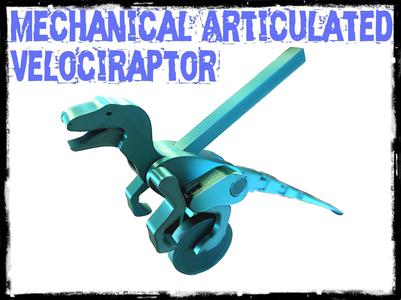 Mechanical Articulated Velociraptor 