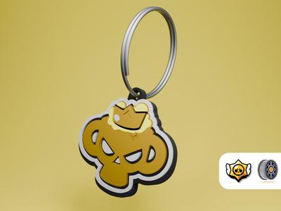 Pro Rank Icon | Brawl Stars Keychain Series