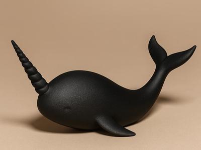 Narwhal Sculture - Home Decor