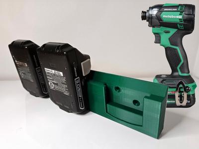 Metabo HPT Triple Battery Holder Lock & Non-Lock