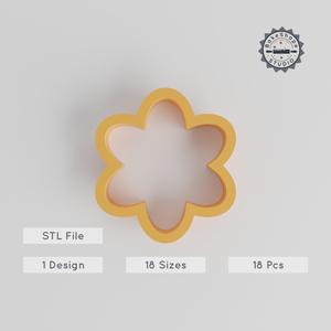 Flower & Blossom Shape Cutter Set, 18 Sizes, Perfect for Cookies, Fondant, Clay, Botanical Spring Floral PRODUCT_1432