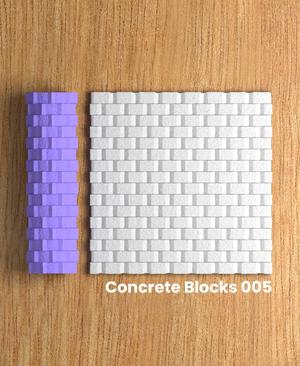 Collection SpringGreen | Concrete Blocks 005 | Polymer Clay Seamless Texture Roller