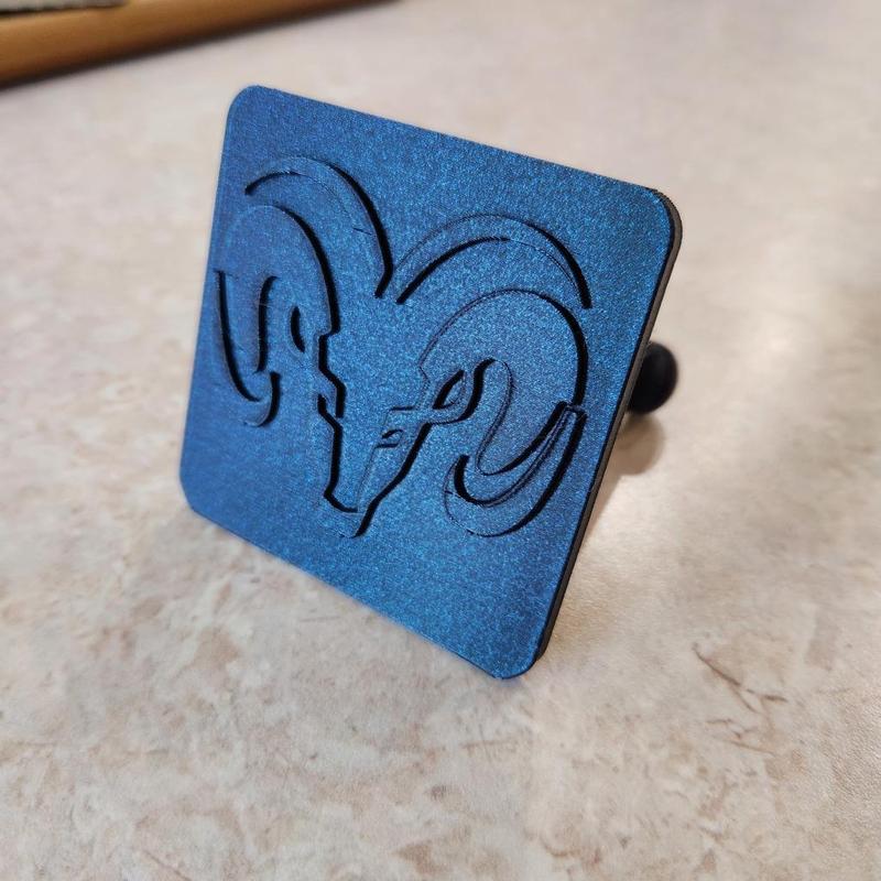 Dodge Ram Logo Receiver Hitch Cover